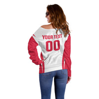 Custom Poland 2026 Volleyball Off Shoulder Sweater Polish Eagle Champions