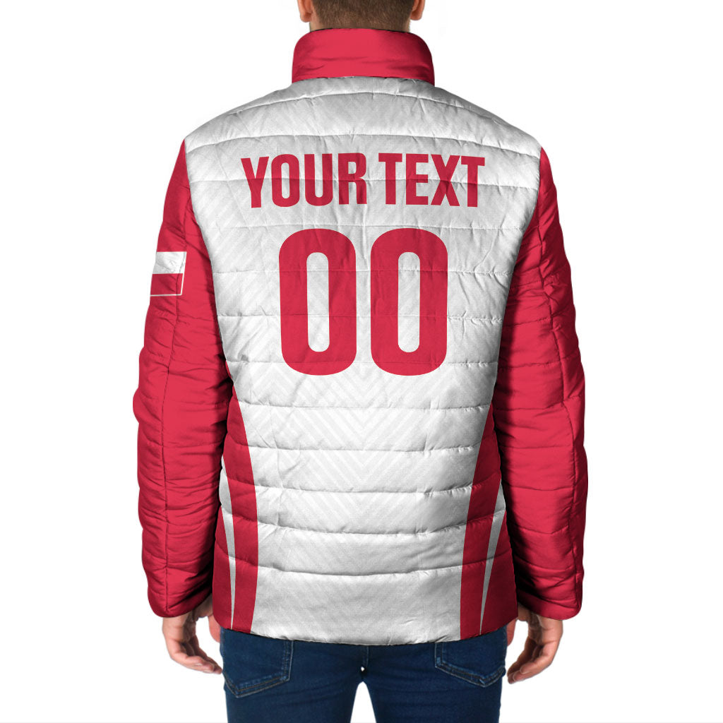 Custom Poland 2026 Volleyball Padded Jacket Polish Eagle Champions