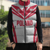 Custom Poland 2026 Volleyball Sleeveless Puffer Jacket Polish Eagle Champions
