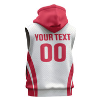 Custom Poland 2026 Volleyball Sleeveless Zip Hoodie Polish Eagle Champions