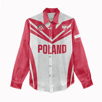 Custom Poland 2026 Volleyball Women Casual Shirt Polish Eagle Champions