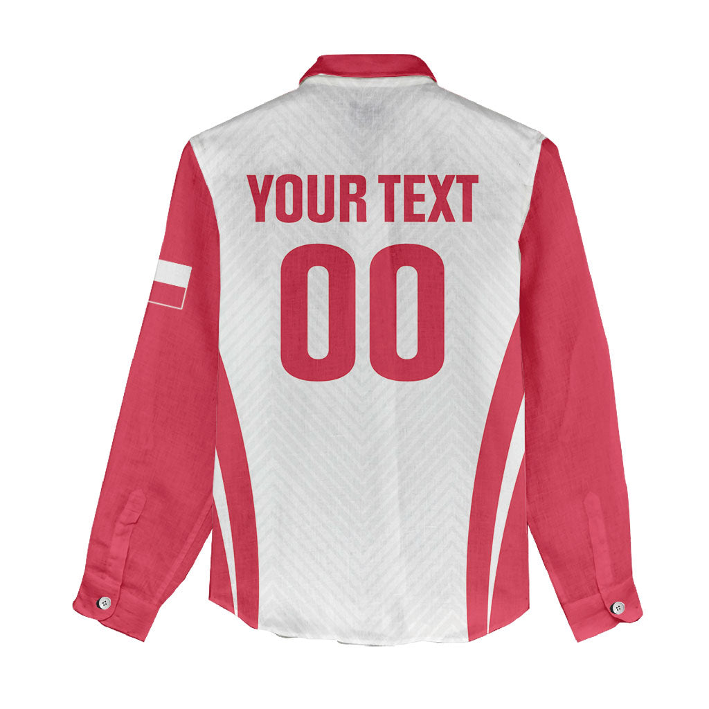 Custom Poland 2026 Volleyball Women Casual Shirt Polish Eagle Champions