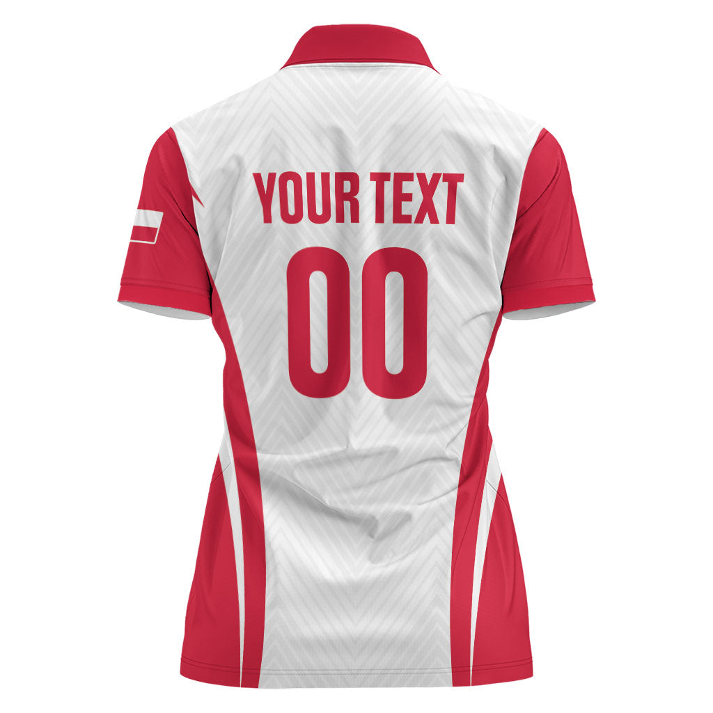 Custom Poland 2026 Volleyball Women Polo Shirt Polish Eagle Champions