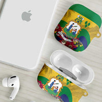 Saint Vincent and the Grenadines AirPods Case Cannonball Flower Tropical Style - Wonder Print Shop