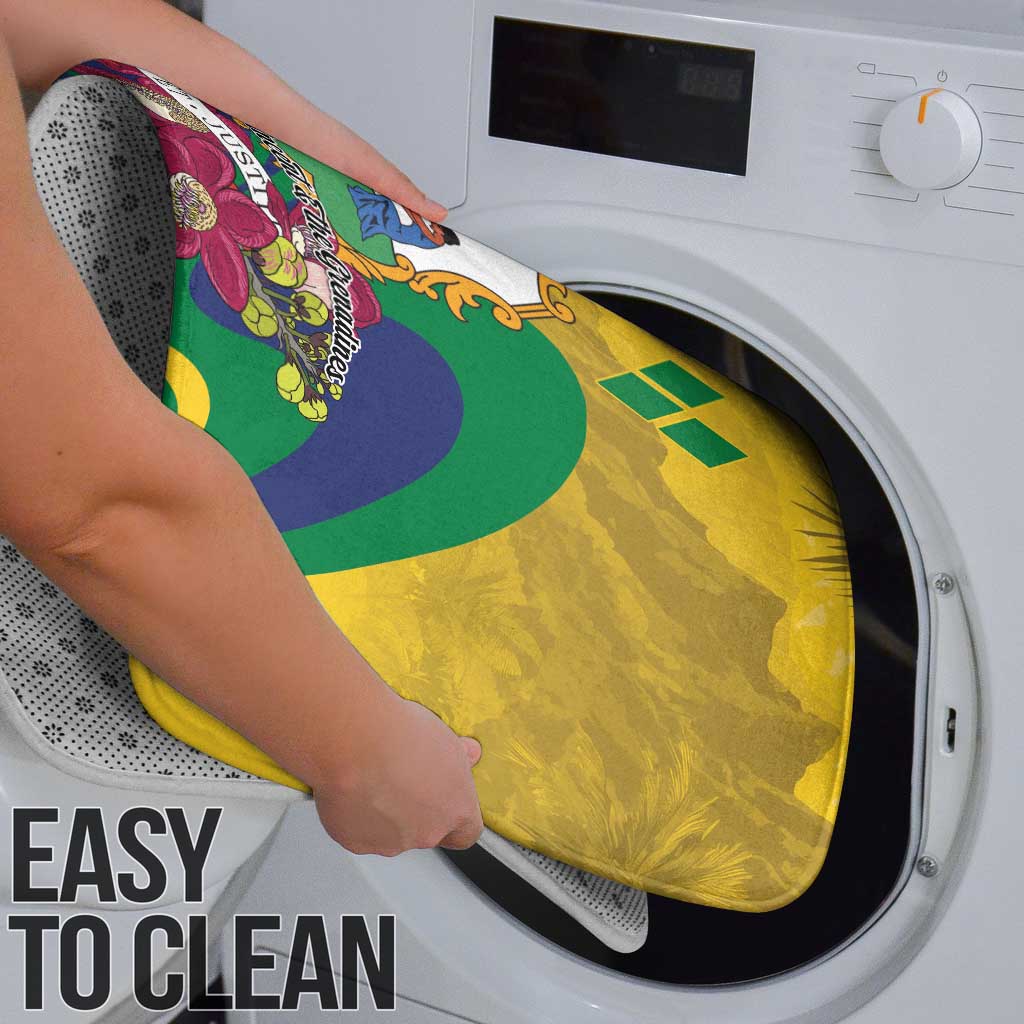 Saint Vincent and the Grenadines Bathroom Set Cannonball Flower Tropical Style - Wonder Print Shop