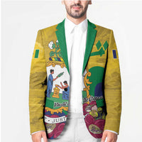 Personalized Saint Vincent and the Grenadines Blazer Cannonball Flower Tropical Style - Wonder Print Shop