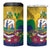 Personalized Saint Vincent and the Grenadines 4 in 1 Can Cooler Tumbler Cannonball Flower Tropical Style - Wonder Print Shop