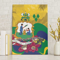 Saint Vincent and the Grenadines Canvas Wall Art Cannonball Flower Tropical Style - Wonder Print Shop