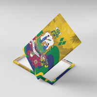 Saint Vincent and the Grenadines Canvas Wall Art Cannonball Flower Tropical Style - Wonder Print Shop