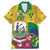 Personalized Saint Vincent and the Grenadines Family Matching Mermaid Dress and Hawaiian Shirt Cannonball Flower Tropical Style - Wonder Print Shop