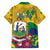 Personalized Saint Vincent and the Grenadines Family Matching Summer Maxi Dress and Hawaiian Shirt Cannonball Flower Tropical Style - Wonder Print Shop