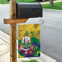 Saint Vincent and the Grenadines Garden Flag Cannonball Flower Tropical Style - Wonder Print Shop