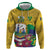 Personalized Saint Vincent and the Grenadines Hoodie Cannonball Flower Tropical Style - Wonder Print Shop