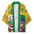 Personalized Saint Vincent and the Grenadines Kimono Cannonball Flower Tropical Style - Wonder Print Shop