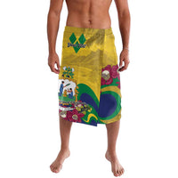 Personalized Saint Vincent and the Grenadines Lavalava Cannonball Flower Tropical Style - Wonder Print Shop