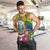 Personalized Saint Vincent and the Grenadines Men Tank Top Cannonball Flower Tropical Style - Wonder Print Shop