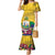 Personalized Saint Vincent and the Grenadines Mermaid Dress Cannonball Flower Tropical Style - Wonder Print Shop