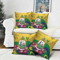 Saint Vincent and the Grenadines Pillow Cover Cannonball Flower Tropical Style - Wonder Print Shop
