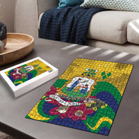 Saint Vincent and the Grenadines Puzzle Cannonball Flower Tropical Style - Wonder Print Shop
