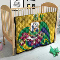 Saint Vincent and the Grenadines Quilt Cannonball Flower Tropical Style - Wonder Print Shop