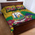 Saint Vincent and the Grenadines Quilt Bed Set Cannonball Flower Tropical Style - Wonder Print Shop