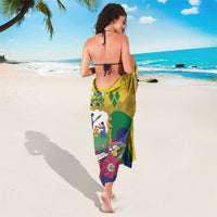 Saint Vincent and the Grenadines Sarong Cannonball Flower Tropical Style - Wonder Print Shop