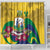 Saint Vincent and the Grenadines Shower Curtain Cannonball Flower Tropical Style - Wonder Print Shop