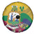 Saint Vincent and the Grenadines Spare Tire Cover Cannonball Flower Tropical Style - Wonder Print Shop