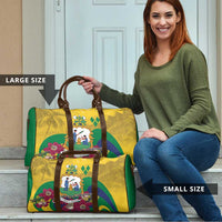 Saint Vincent and the Grenadines Travel Bag Cannonball Flower Tropical Style - Wonder Print Shop