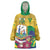 Personalized Saint Vincent and the Grenadines Wearable Blanket Hoodie Cannonball Flower Tropical Style - Wonder Print Shop