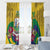 Saint Vincent and the Grenadines Window Curtain Cannonball Flower Tropical Style - Wonder Print Shop