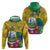 Personalized Saint Vincent and the Grenadines Zip Hoodie Cannonball Flower Tropical Style - Wonder Print Shop