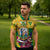 Personalized Saint Vincent and the Grenadines Zipper Polo Shirt Cannonball Flower Tropical Style - Wonder Print Shop