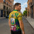 Personalized Saint Vincent and the Grenadines Zipper Polo Shirt Cannonball Flower Tropical Style - Wonder Print Shop