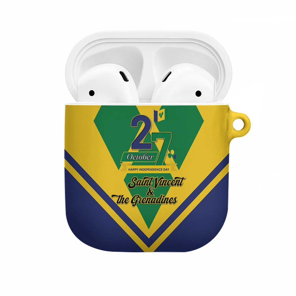 Saint Vincent and the Grenadines Independence Day AirPods Case Simple Style - Wonder Print Shop