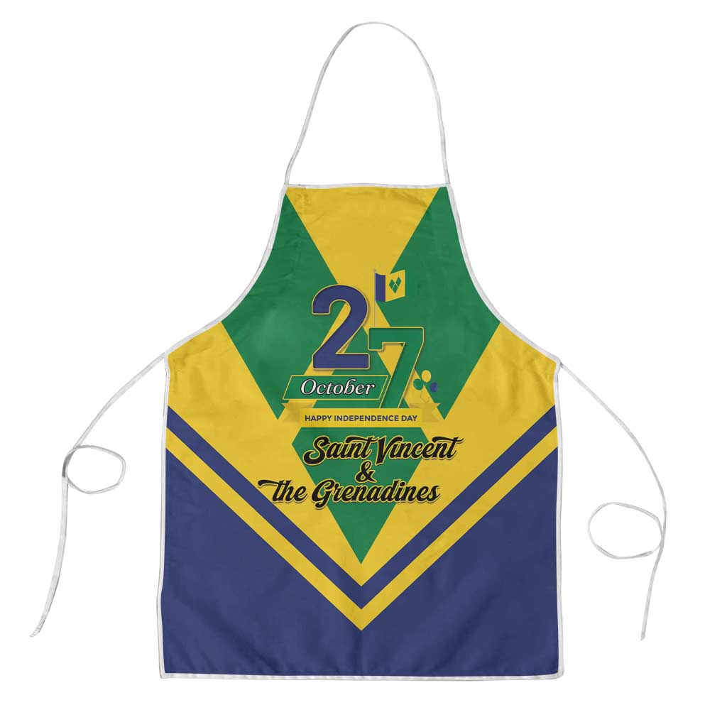 Saint Vincent and the Grenadines Independence Day Apron Simple Style - Wonder Print Shop
