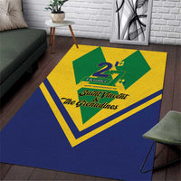 Saint Vincent and the Grenadines Independence Day Area Rug Simple Style - Wonder Print Shop