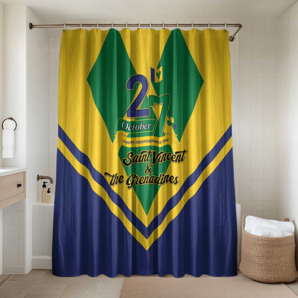 Saint Vincent and the Grenadines Independence Day Bathroom Set Simple Style - Wonder Print Shop