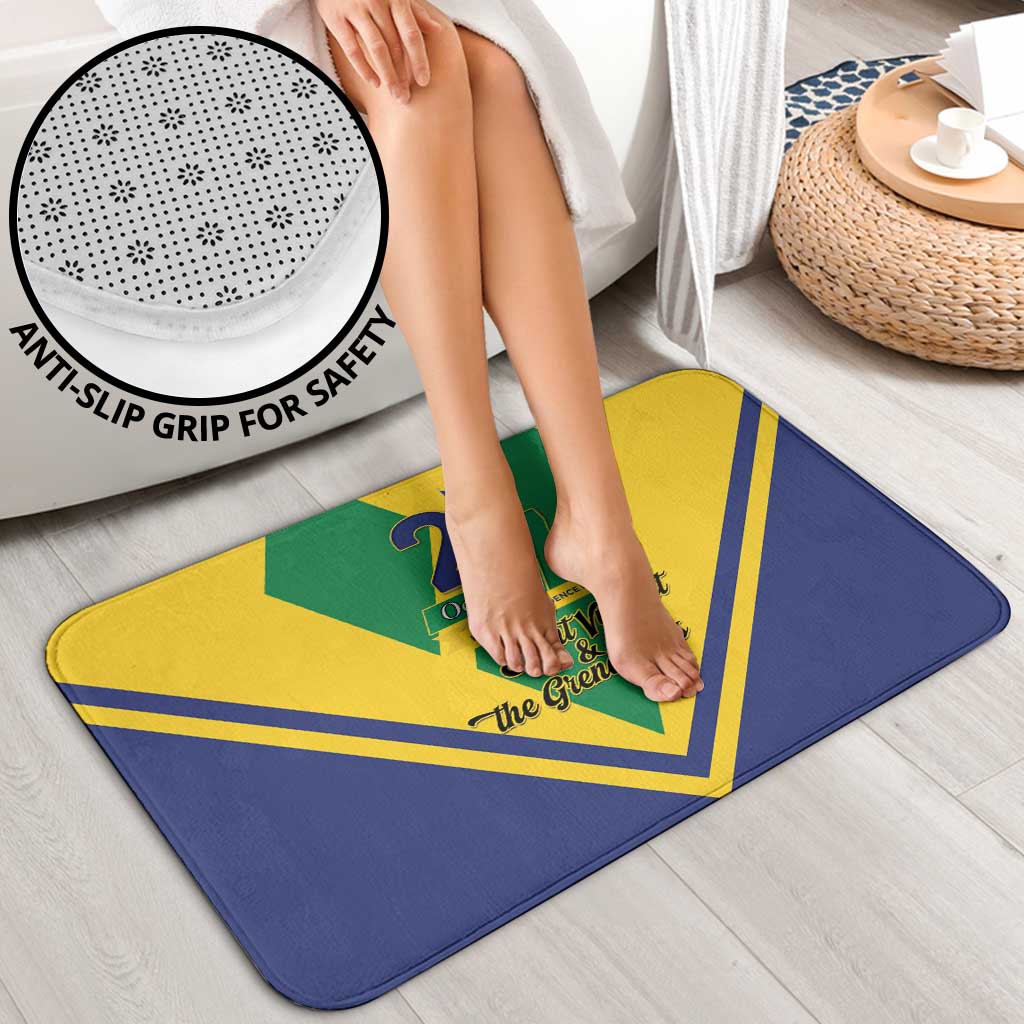 Saint Vincent and the Grenadines Independence Day Bathroom Set Simple Style - Wonder Print Shop