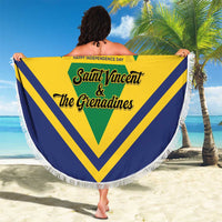 Saint Vincent and the Grenadines Independence Day Beach Blanket Simple Style - Wonder Print Shop