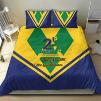 Saint Vincent and the Grenadines Independence Day Bedding Set Simple Style - Wonder Print Shop