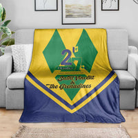 Saint Vincent and the Grenadines Independence Day Blanket Simple Style - Wonder Print Shop