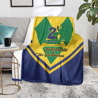 Saint Vincent and the Grenadines Independence Day Blanket Simple Style - Wonder Print Shop