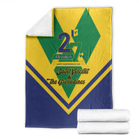 Saint Vincent and the Grenadines Independence Day Blanket Simple Style - Wonder Print Shop
