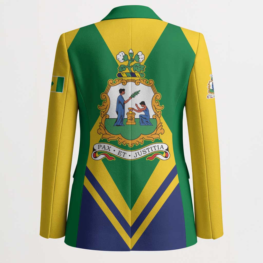 Saint Vincent and the Grenadines Independence Day Blazer Simple Style - Wonder Print Shop
