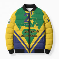 Saint Vincent and the Grenadines Independence Day Bomber Puffer Jacket Simple Style - Wonder Print Shop