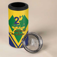 Saint Vincent and the Grenadines Independence Day 4 in 1 Can Cooler Tumbler Simple Style - Wonder Print Shop