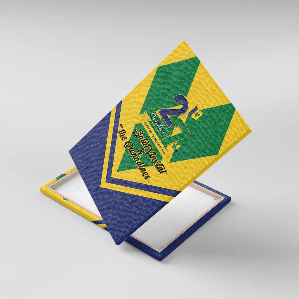 Saint Vincent and the Grenadines Independence Day Canvas Wall Art Simple Style - Wonder Print Shop