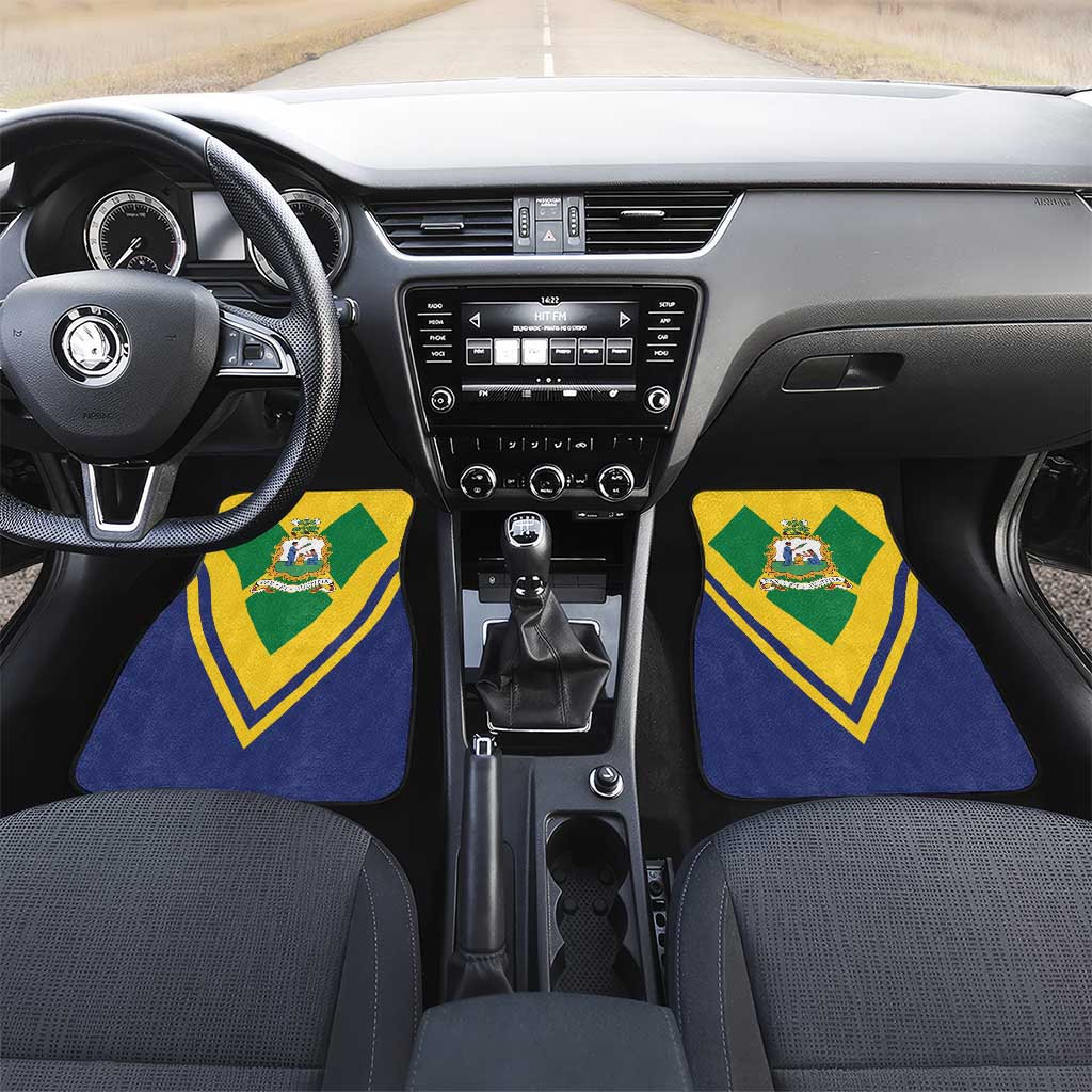 Saint Vincent and the Grenadines Independence Day Car Mats Simple Style - Wonder Print Shop