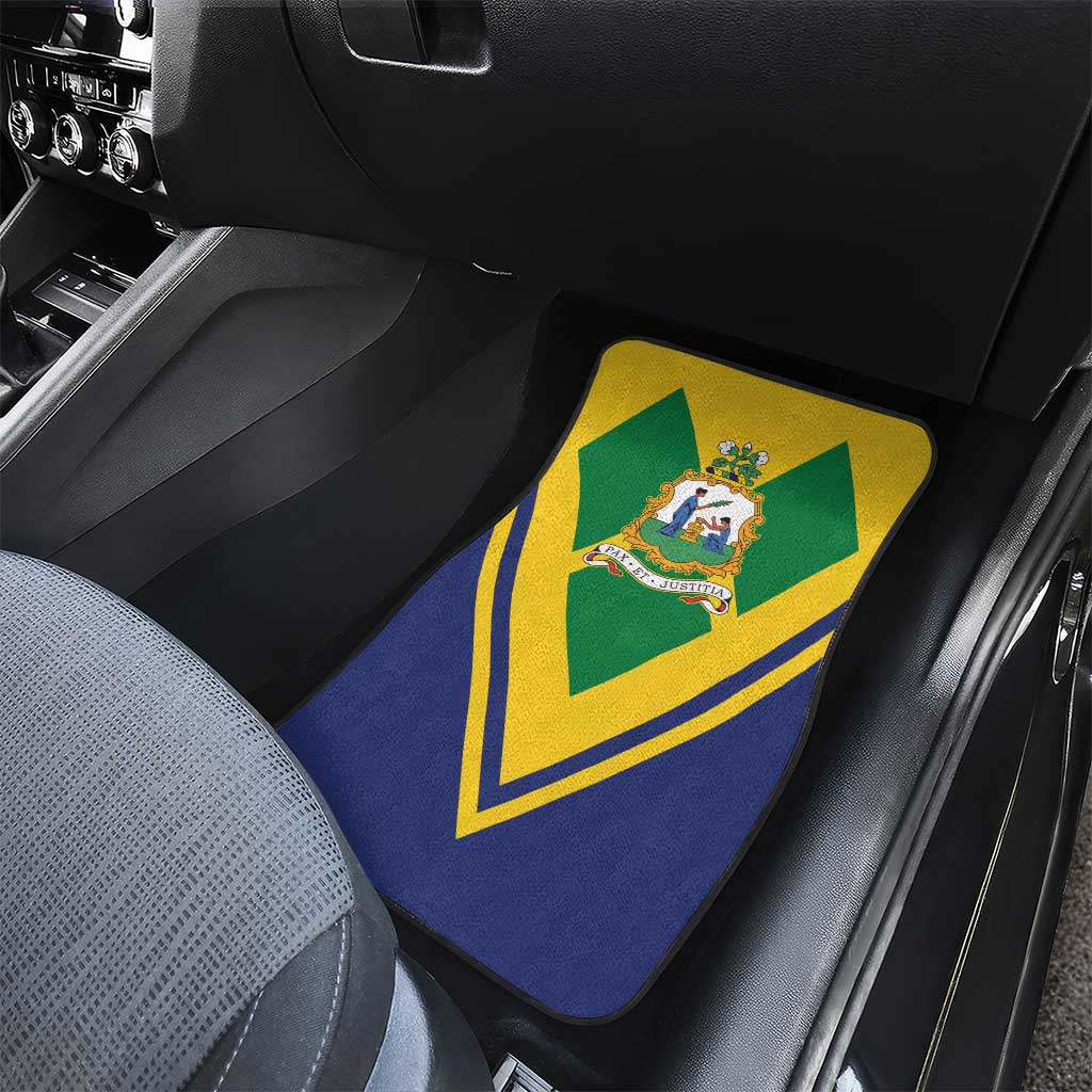 Saint Vincent and the Grenadines Independence Day Car Mats Simple Style - Wonder Print Shop